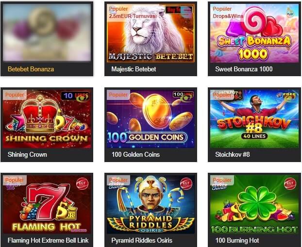 Betebet Casino Oyunları Resmi